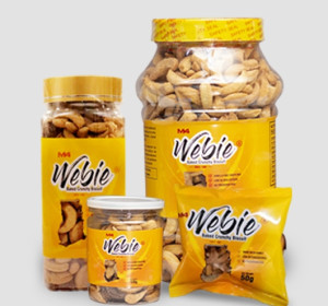 Peanut flavored Webie Biscuits - coming soon (No milk added)